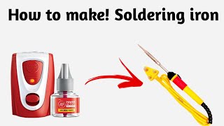 How to make soldering Iron Using Mosquito Repellent Machine || @RahulMokhria