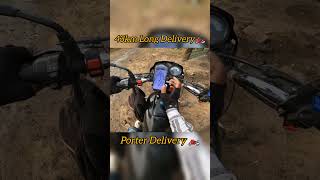 Porter delivery 🏍️#shorts #viral #trending #rider #motovlog #shortvideo #viralshots #explore