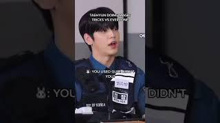 Txt todo ep.59 Taehyun Magic vs Other Members reaction #txt #shorts #taehyun