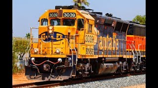 Frenzy of trains on the San Bernardino Subdivision