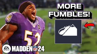 FUMBLES ALL GAME!