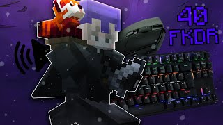 [40+ FKDR] Relaxing Keyboard + Mouse ASMR | Hypixel Bedwars