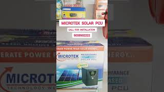 Power Microtek MPPT Based Solar PCU is designed using the latest Technology for Better Performance