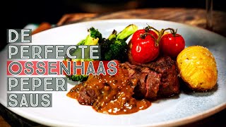 TOURNEDOS met pepersaus en KOFFIE op de Big Green Egg!