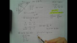 Trigonometry - Cosine Rule for Non RATs