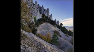 Paseando por las pedreras de camino hacia "Els Frares" de Quatretondeta.