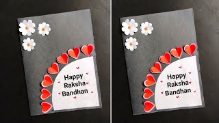 Raksha bandhan card making | Happy raksha bandhan card | Rakhi card making | Raksha bandhan card