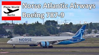 Norse Atlantic Airways Boeing 787-9 *LN-FNA* landing at Berlin Brandenburg Airport