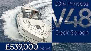 2014 Princess Yacht V48 Deck 'Roxy' (For Sale in Mallorca)