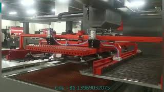 Fiber laser cutting machine with automatic loading and unloading