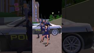 Gadis itu diselamatkan oleh petugas polisi #sakura  #sakuraschoolsimulator