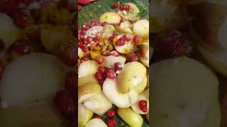 2 minutes instead amezing mouth watering fruit chat #mouthwatering #chatmasala #trending #ytshorts