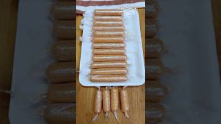 نقانق دجاج بدون جيلاتين ولا الوان بطريقة صحية سهل وسريع/homemade sausage #sausage