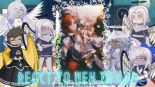 Hazbin Hotel Angels react to cale henituse |Lucifer | Charlie | Gacha life 2 | Dragon | Manhwa