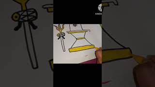 Easy Shivratri drawing nd colouring #shivratri #mahashivratri #drawing  #asmr #viral #youtubeshorts