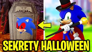 WIELKIE SEKRETY HALLOWEEN EVENT KTÓRE MUSISZ ZOBACZYĆ W SONIC SPEED SIMULATOR