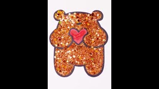 Lovely Drawing of a Sparkly Bear! 🐻