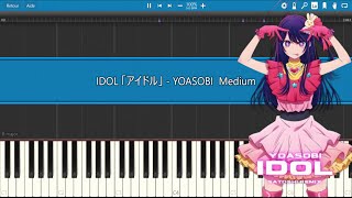 IDOL 「アイドル」- YOASOBI - Piano Tutorial Medium | Astropiano | アストロピアノ