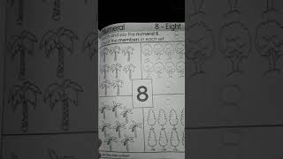 NUMERAL 8 WORKSHEETS