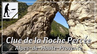 Clue de la Roche Percée, Balcony Rd D4085, Alpes-de-Haute-Provence, France - by motorcycle and drone