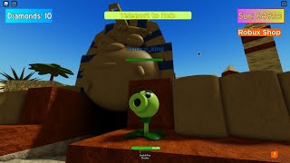 Super PVZ: The Ancient Egypt world just got an update! (roblox)