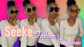 AFFORDABLE SUNGLASSES TRY ON HAUL | ft. SEEKE | UNBOXING + REVIEW