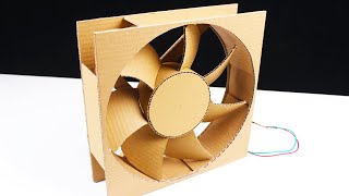 How to make a cardboard CPU cooling fan