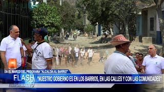 Nuestro gobierno es en los barrios, en las calles y con las comunidades alcalde Carlos Pinedo Cuello