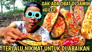 Terong panggang bumbu kuning pedas gurih bikin napsu makan memuncak