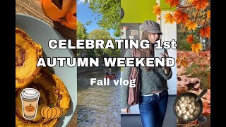 Celebrating the 1st autumn weekend 🎃🍁 | baking, amsterdam, decorating