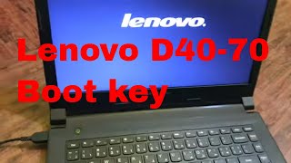 How to Install window in new Lenovo B40 laptop || Lenovo D40-70 boot key