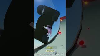 DESTROYED BY GIANT CAR!!! | ROBLOX Jump Rope #shorts