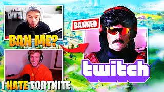 Nadeshot Getting BANNED for Talking to DrDisrespect on Stream? Tfue DISSES Fortnite, Clix Drops Trio