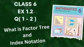 Class 6  Ex 1.2  Q( 1 - 2 ) | Factor Tree and Index Notation