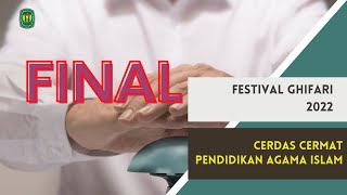 Final Cerdas Cermat PAI  |  Festival Ghifari 2022