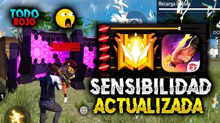 🎯 SENSIBILIDAD ACTUALIZADA ☠️ Para dar TODO ROJO en la NUEVA ACTUALIZACIÓN FREE FIRE