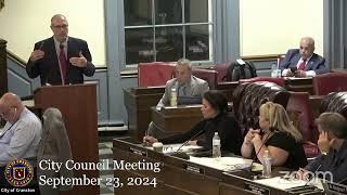 September 23, 2024, City Council Meeting