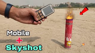 Skyshot के ऊपर रखा Mobile अब क्या होगा 🤢 l Diwali special Experiment l