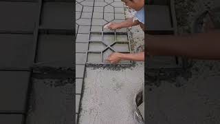 A Way to Create concrete slabs knocked off the mold DIY. Good Tools & Easy Work Craft!