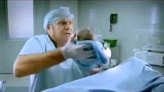 Funny Baby being born commercial Joking doctor advert silly doctor   YouTube