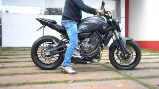 Escapamento Esportivo Yamaha MT-07 - Willy Made Firetong