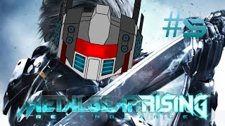 Metal Gear Rising Revengeance: Breaking into Marshal headquarters and fighting a red solar panel! #5