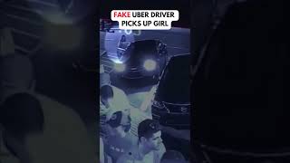 FAKE Uber Driver Picks up Girl 🫣 #Shorts