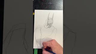 ASMR Draw Along: Pencil Sketching Batman Beyond 🖤✏️