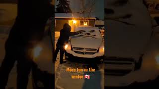 Fun in winter time #shorts #youtubeshorts #funny