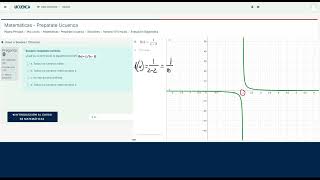 9. Curso Prepárate UCuenca - Matemáticas I - Evaluación - Dominio de la función