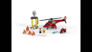 Lego Set 60281 City Fire Rescue Helicopter 360 Image