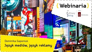 Język mediów, język reklamy