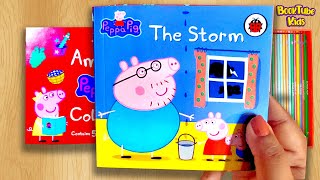 🐷PEPPA PIG : THE STORM 13 | Kids Books Read Aloud