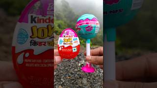 Plastic lollipop se candy nikala & kinder Joy Box #shorts #lollipop #kinderjoy